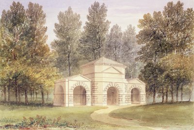 The Pavilion in Kensington Gardens, 1828 by English School